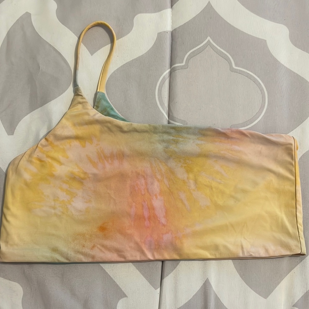 one shoulder bikini top